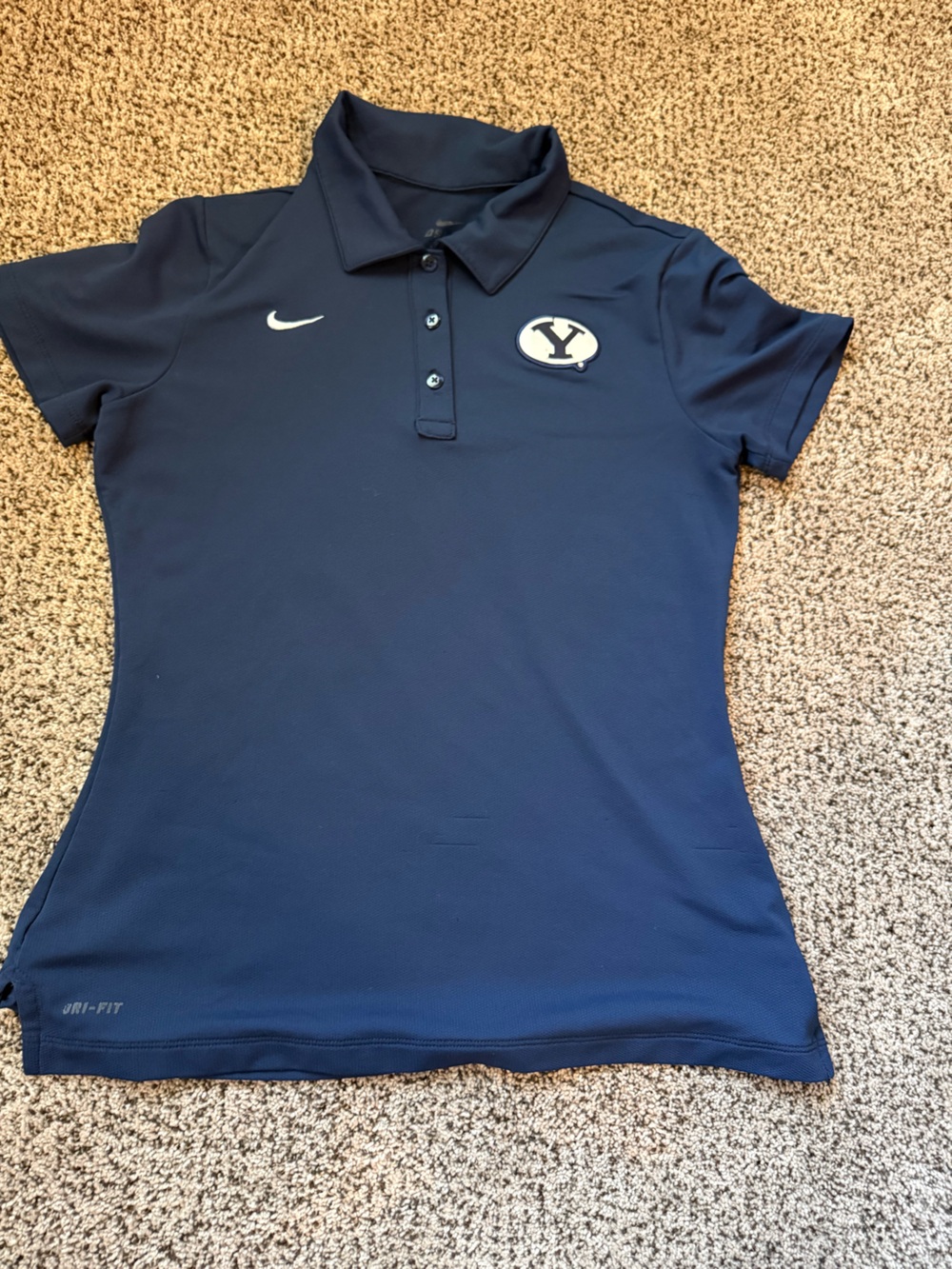 Youth medium girls byu polo by Nike